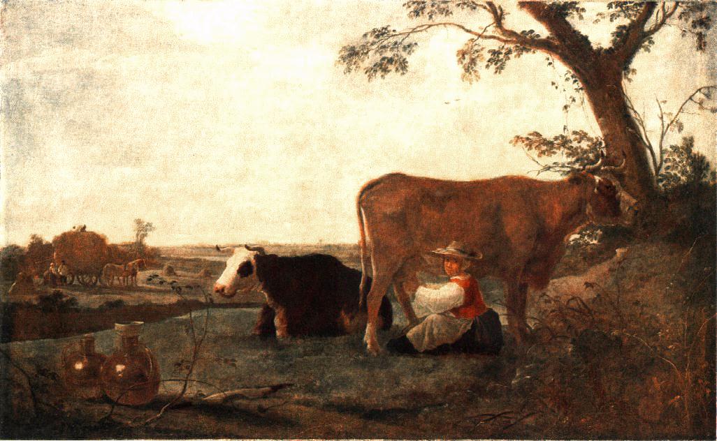 CUYP, Aelbert The Dairy Maid dfg